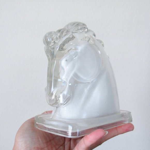 Artisan Style Classic Glass Horse Sculpture Figurine Statue Decorative Art - Picture 6 of 11